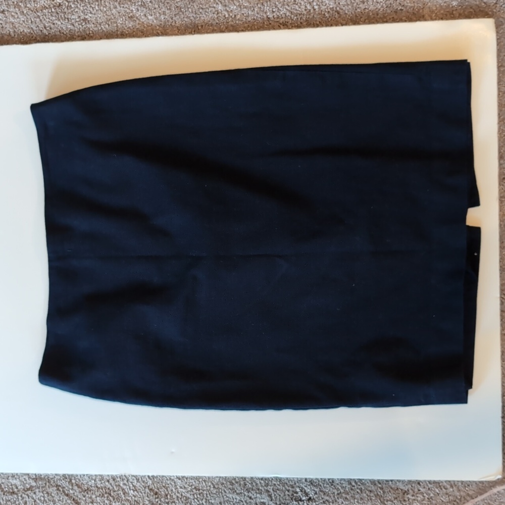 Navy pencil skirt by Loft
